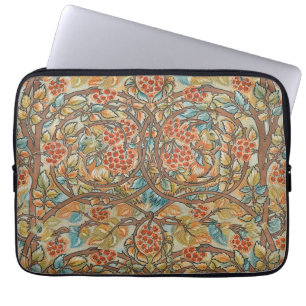 William Morris Stil Cottagecore Eichhörnchen Blume Laptopschutzhülle