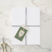 William Morris Stil floral Thinking of You Geschenkanhänger (Mit Garn)