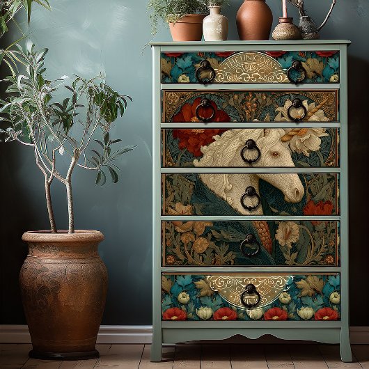 William Morris Stil Jugendstil Seidenpapier