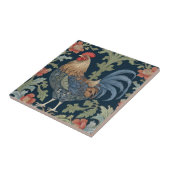 William Morris Stil Links gegenüber Blumenhühnchen Fliese (Seite)