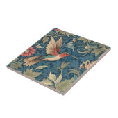 William Morris Stil R Ruby-throated hummingbird Fliese (Seite)