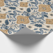 William Morris Stil Urlaub Geschenkpapier (Ecke)