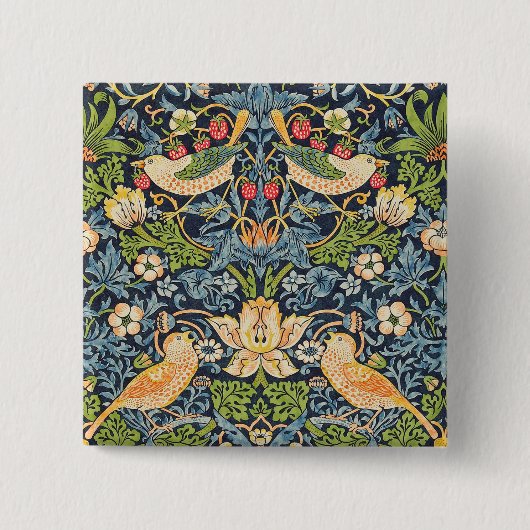 William Morris Strawberry Button (Vorderseite)