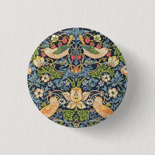 William Morris Strawberry Button (Vorderseite)