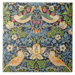 William Morris Strawberry Dieb Blumenmuster Fliese<br><div class="desc">William Morris Strawberry Thief Floral Pattern Keramik Tile</div>