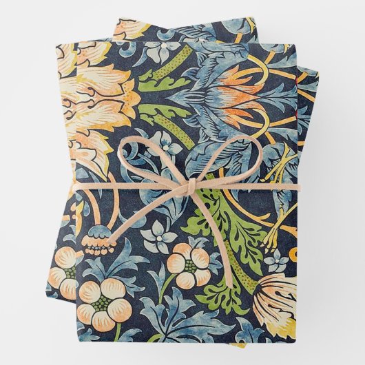 William Morris Strawberry Dieb Blumenmuster Geschenkpapier Set (Beispiel)