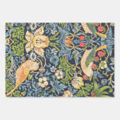 William Morris Strawberry Dieb Blumenmuster Geschenkpapier Set (Vorderseite 3)