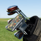 William Morris Strawberry Dieb Blumenmuster Golf Headcover (In Situ)
