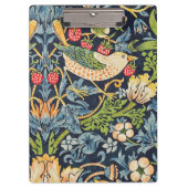 William Morris Strawberry Dieb Blumenmuster Klemmbrett (Vorderseite)