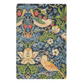 William Morris Strawberry Dieb Blumenmuster Mini Klemmbrett (Rückseite)