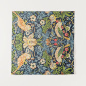 William Morris Strawberry Dieb Blumenmuster Wandteppich (Vorderseite (Horizontal))