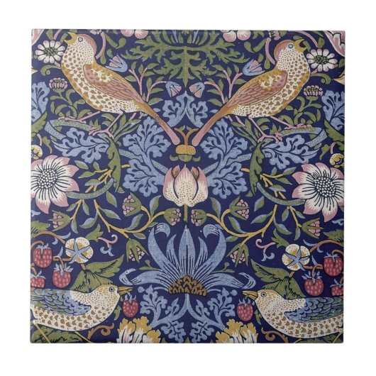 William Morris Strawberry Dieb Design Tile Fliese (Vorderseite)
