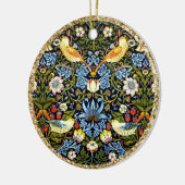 William Morris, Strawberry Dieb, Goldrahmen Keramik Ornament (Links)