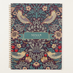 William Morris Strawberry Dieb Planner Planer