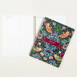 William Morris Strawberry Dieb Planner Planer
