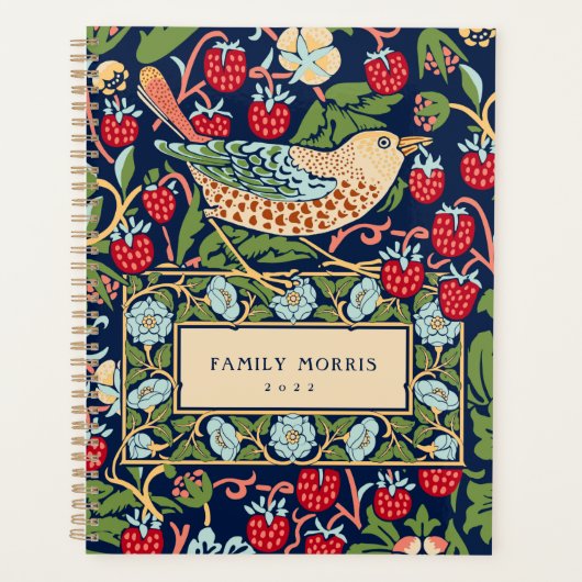 William Morris Strawberry Dieb Planner Planer (Vorderseite)