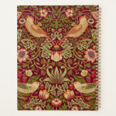 William Morris Strawberry Dieb Planner Planer (Rückseite)