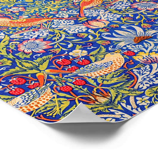 William Morris Strawberry Dieb Poster (Ecke)