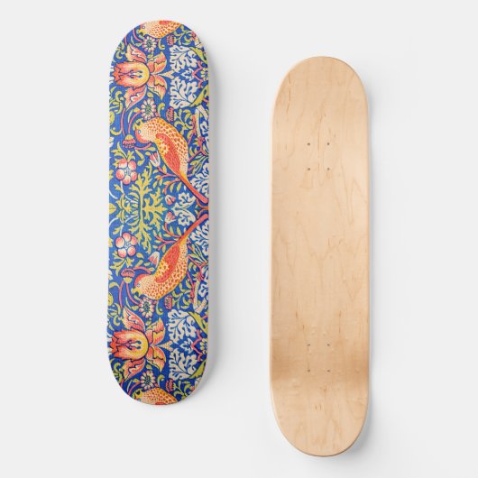 William Morris Strawberry Dieb Skateboard (Vorderseite)