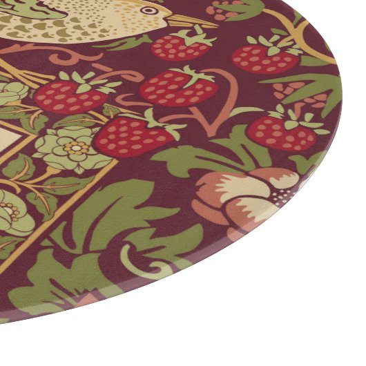 William Morris Strawberry Diief Cutting Board Schneidebrett (Ecke)