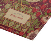 William Morris Strawberry Diief Cutting Board Schneidebrett (Ecke)