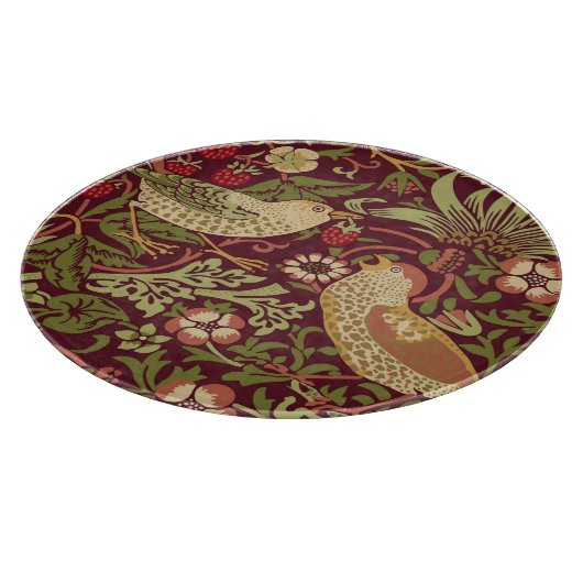 William Morris Strawberry Diief Cutting Board Schneidebrett (Ecke)
