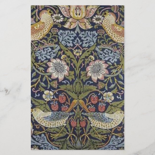 William Morris Strawberry Diief Design 1883 (Vorderseite)