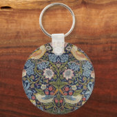 William Morris Strawberry Diief Design 1883 Schlüsselanhänger (Vorderseite)