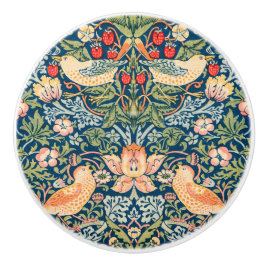 William Morris Strawberry Diief Designknopf Keramikknauf