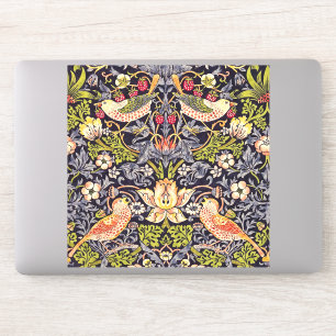 William Morris Strawberry Diief Floral Art Nouveau Aufkleber