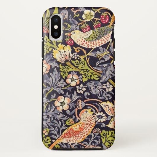 William Morris Strawberry Diief Floral Art Nouveau Case-Mate iPhone Hülle (Rückseite)