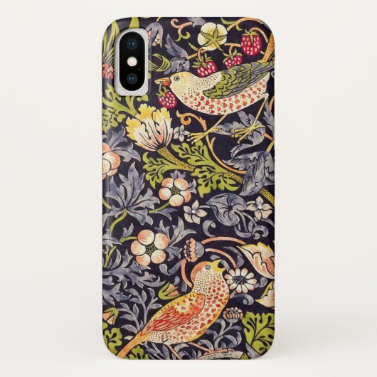 William Morris Strawberry Diief Floral Art Nouveau Case-Mate iPhone Hülle (Rückseite)