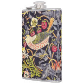 William Morris Strawberry Diief Floral Art Nouveau Flachmann (Links)