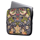 William Morris Strawberry Diief Floral Art Nouveau Laptopschutzhülle (Vorderseite Links)