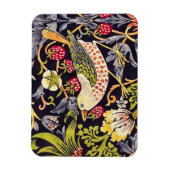 William Morris Strawberry Diief Floral Art Nouveau Magnet (Vertikal)