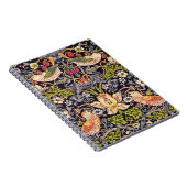 William Morris Strawberry Diief Floral Art Nouveau Notizblock (Rechte Seite)