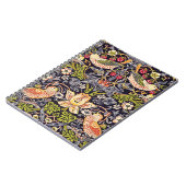 William Morris Strawberry Diief Floral Art Nouveau Notizblock (Linke Seite)