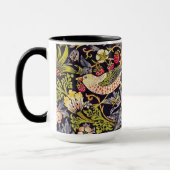 William Morris Strawberry Diief Floral Art Nouveau Tasse (Links)