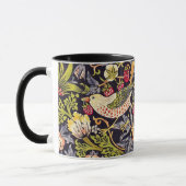 William Morris Strawberry Diief Floral Art Nouveau Tasse (Links)