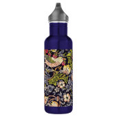 William Morris Strawberry Diief Floral Art Nouveau Trinkflasche (Rechts)