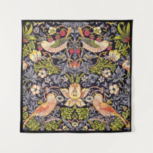 William Morris Strawberry Diief Floral Art Nouveau Wandteppich