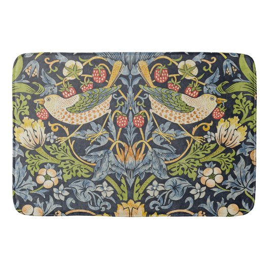 William Morris - Strawberry Diief Floral Pattern Badematte (Vorderseite)