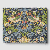 William Morris - Strawberry Diief Floral Pattern Gästebuch (Rückseite)