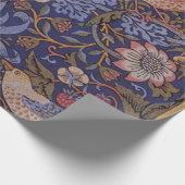 William Morris Strawberry Diief Floral Pattern Geschenkpapier (Ecke)