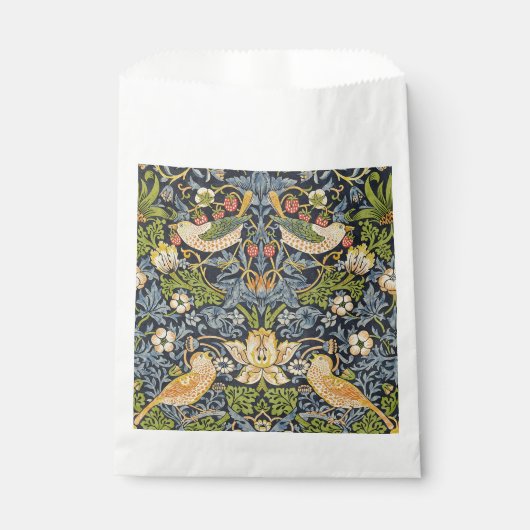 William Morris - Strawberry Diief Floral Pattern Geschenktütchen (Vorderseite)