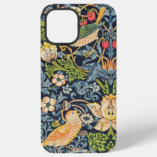 William Morris Strawberry Diief Floral Pattern iPhone Hülle (Rückseite)