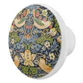 William Morris - Strawberry Diief Floral Pattern Keramikknauf (Rechts)