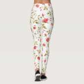 William Morris Strawberry Diief Floral Pattern  Leggings (Rückseite)