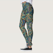 William Morris Strawberry Diief Floral Pattern Leggings (Links)