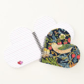 William Morris Strawberry Diief Floral Pattern Notizblock (Innenseite)